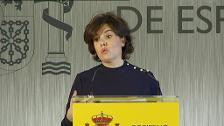 La vicepresidenta advierte que el independentismo "se mueve siempre entre la falsedad y la política de las emociones"