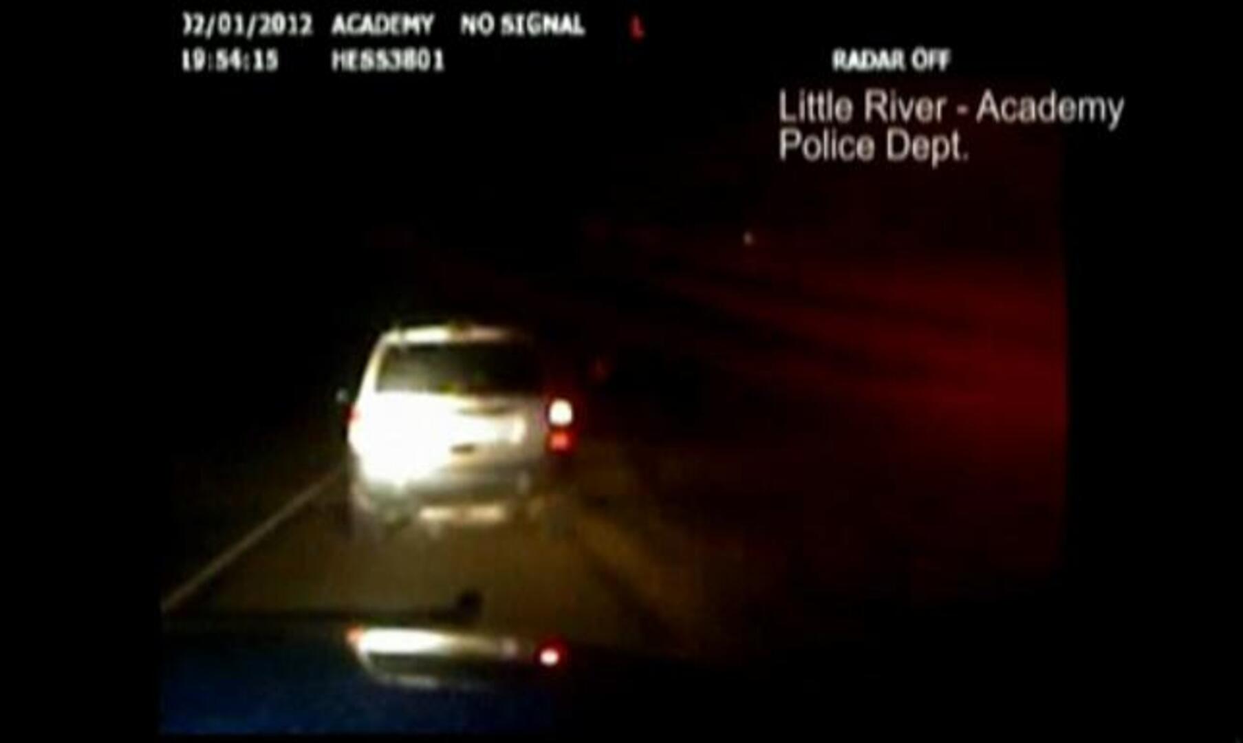 La caída de un meteorito, grabada por la policía de Texas