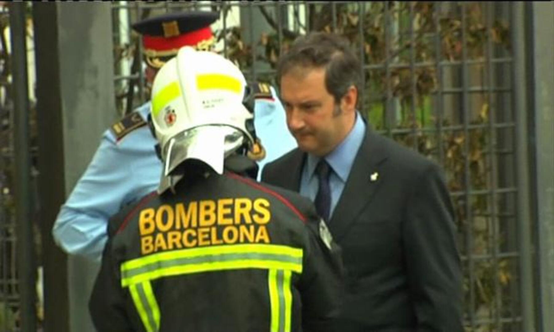 Un perturbado provoca un incendio en la Sagrada Familia