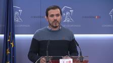 Garzón a Cs: "Su actitud es lamentable y oportunista"