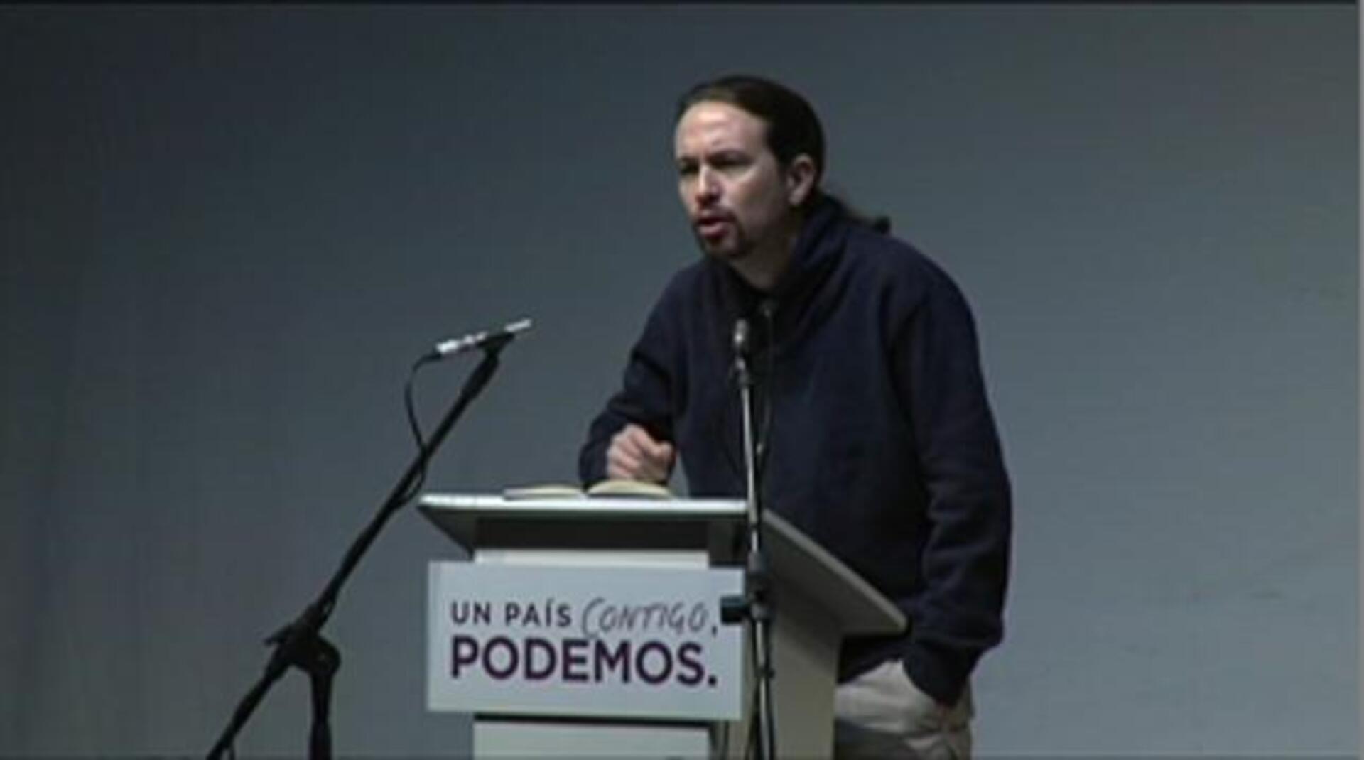 Acto de Pablo Iglesias en la campaña