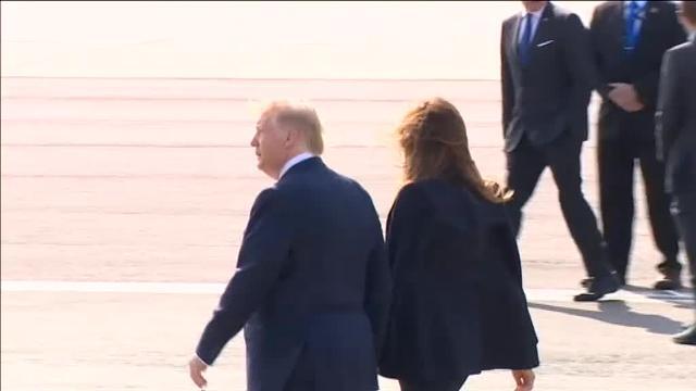 Trump llega a Londres para su visita de Estado