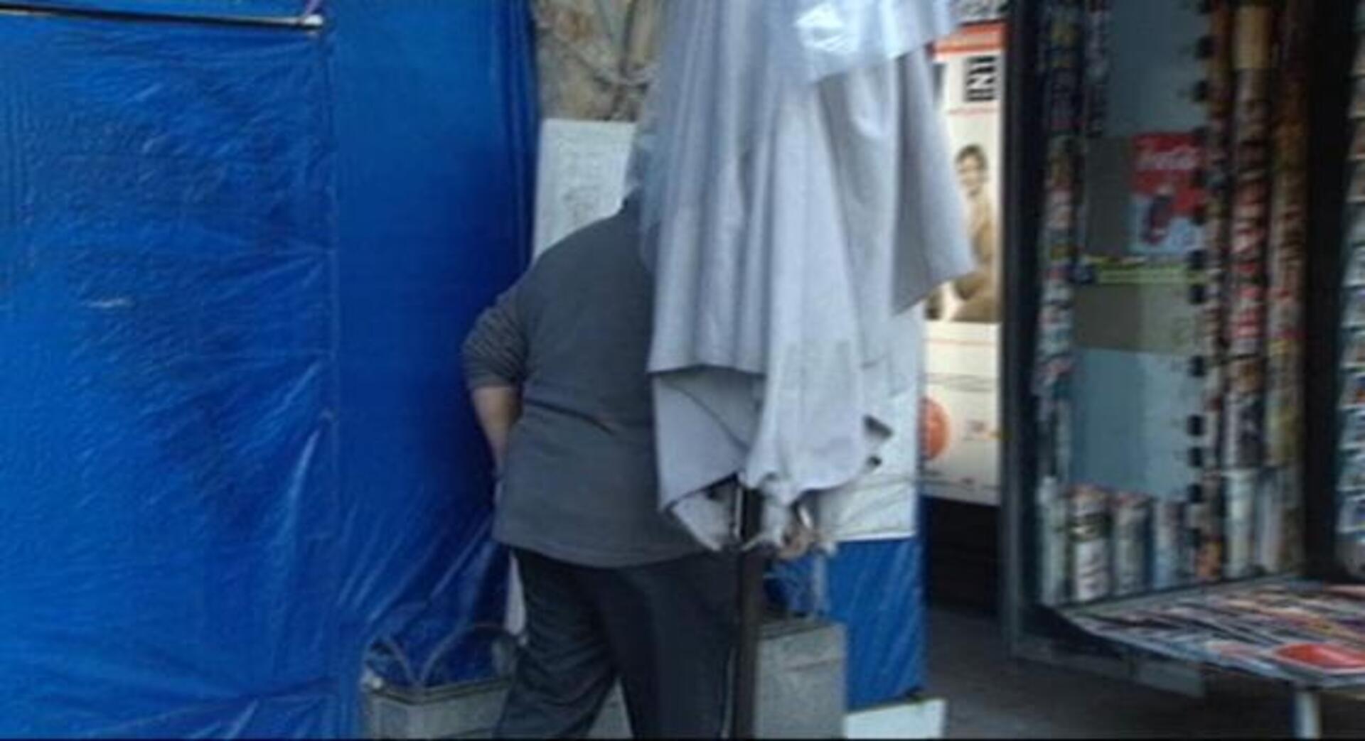 La familia Meño mantiene el campamento