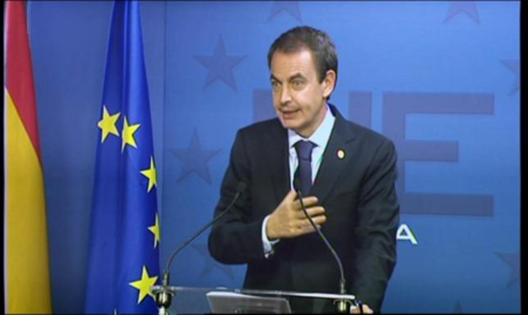 El adiós de Zapatero en la UE: «¡Hombre, la última pregunta! Es el destino»