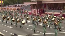 La cabra de la Legión vuelve al desfile de la Hispanidad