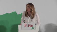 Díaz avisa de que nadie va a "poner de rodillas" al PSOE andaluz