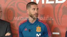 Sergio Ramos, sobre Salah: "Si se hubiese infiltrado, podría haber seguido jugando el partido"