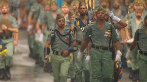 Mihura, el carnero encargado de sustituir a Pepe en el desfile de las Fuerzas Armadas