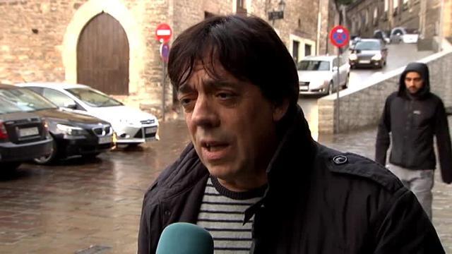 El presidente de Consejo de Seguridad Nuclear (CSN), Fernando Marti Scharfhausen, minutos antes de la rueda de prensa