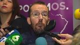 Echenique se alinea con Iglesias y su lista «integradora» en Podemos