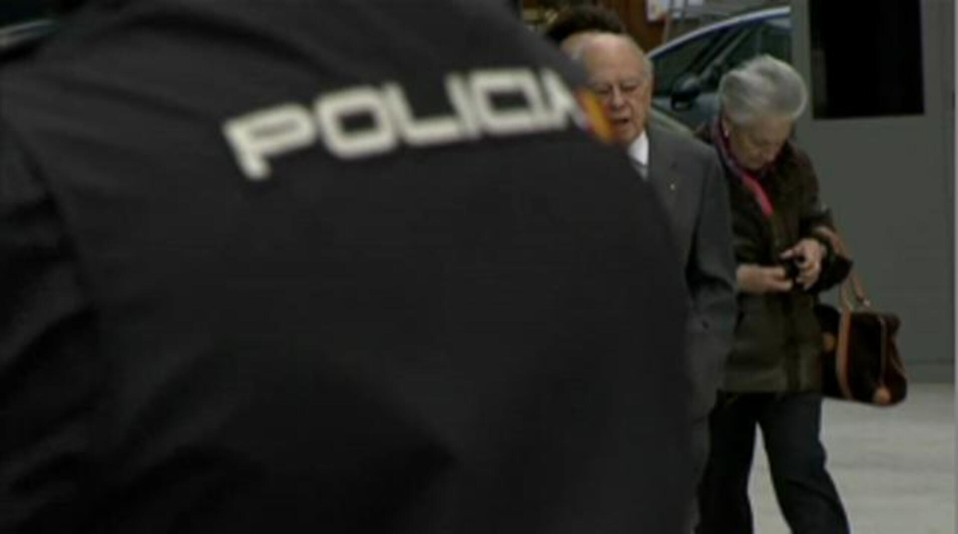 Jordi Pujol y Marta Ferrusola llegan a la Audiencia