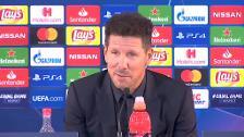 Simeone: "La reacción del equipo fue lo más importante de la noche"