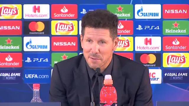 Simeone: &quot;La reacción del equipo fue lo más importante de la noche&quot;