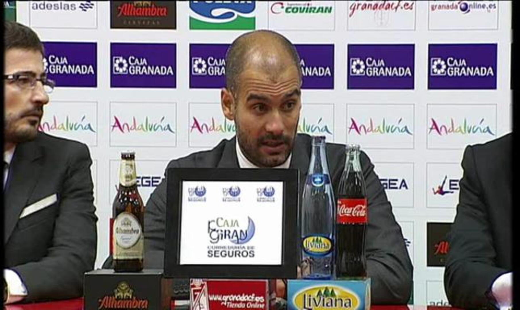 Guardiola: «Hemos estado más lentos de lo habitual en la circulación»