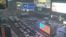 Se adelanta la primera gran nevada del invierno en Nueva York