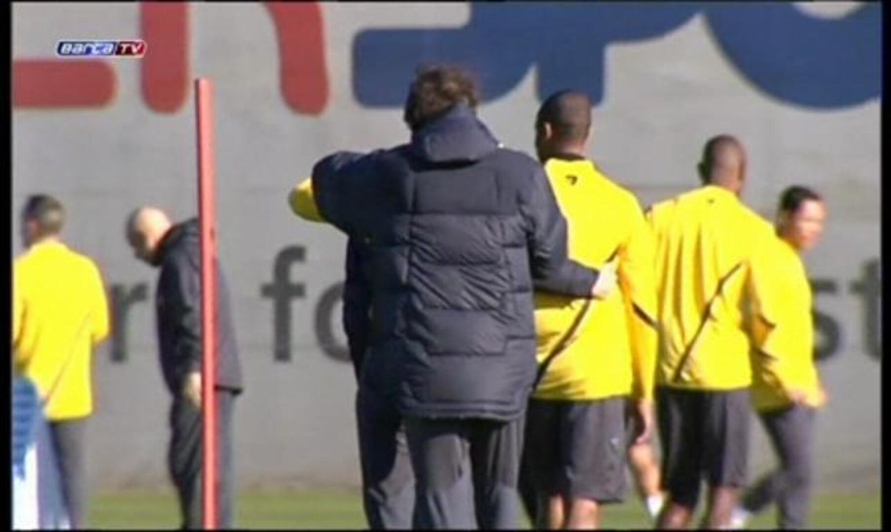 Tito Vilanova regresa al entrenamiento del Barcelona