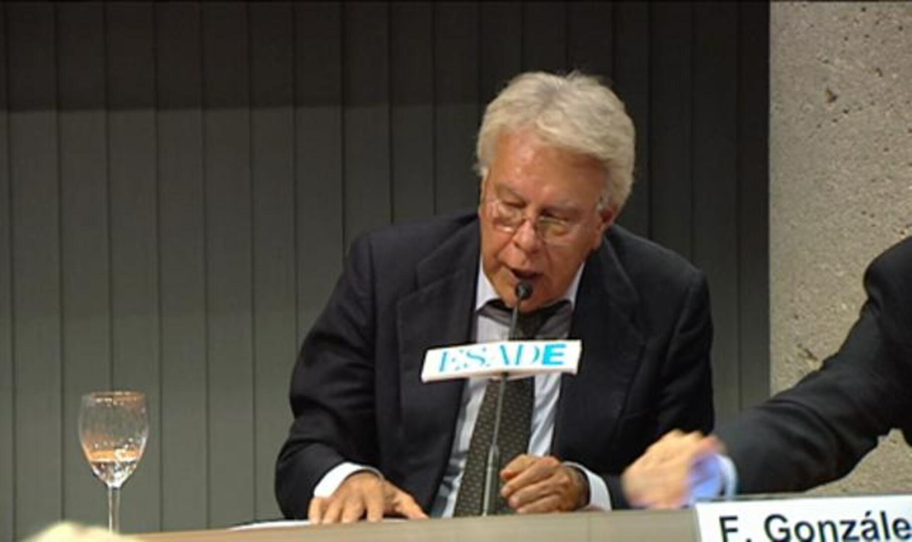 Felipe González sobre el independentismo: «Las normas deben ser respetadas»