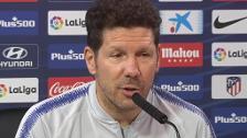 Simeone: "En breve almorzaré con Gil Marín"