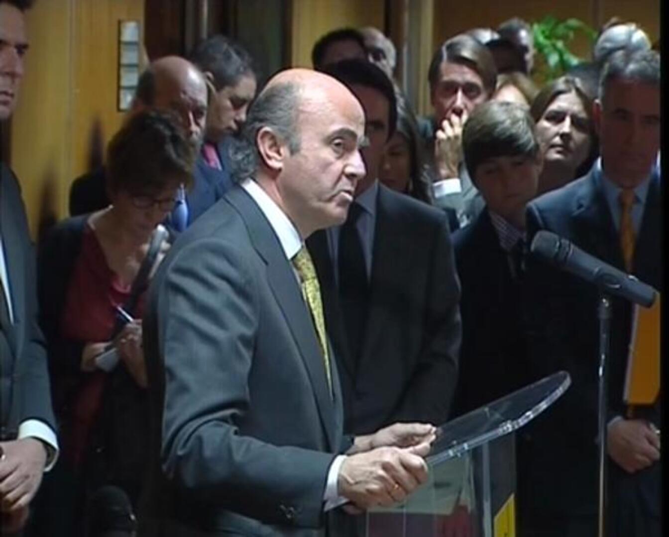 De Guindos confirma que la economía volverá a entrar en recesión