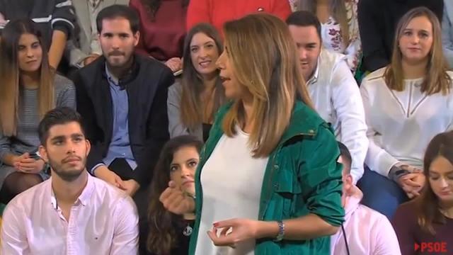 Susana Díaz advierte de que quien vote a Cs es para &quot;que gobierne&quot; el PP