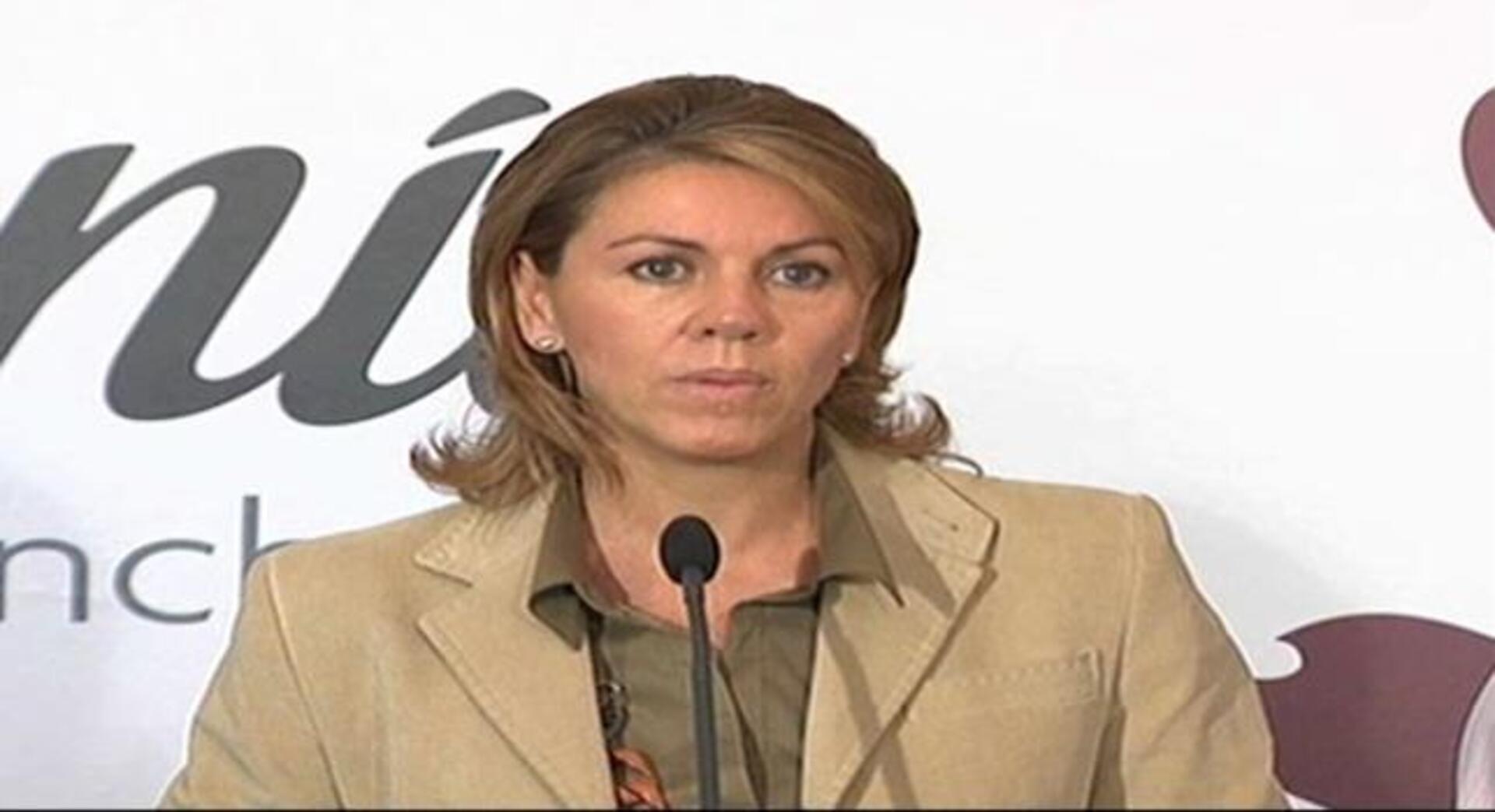 De Cospedal solicita a Zapatero «luz y taquígrafos» en el pacto PSOE-PNV