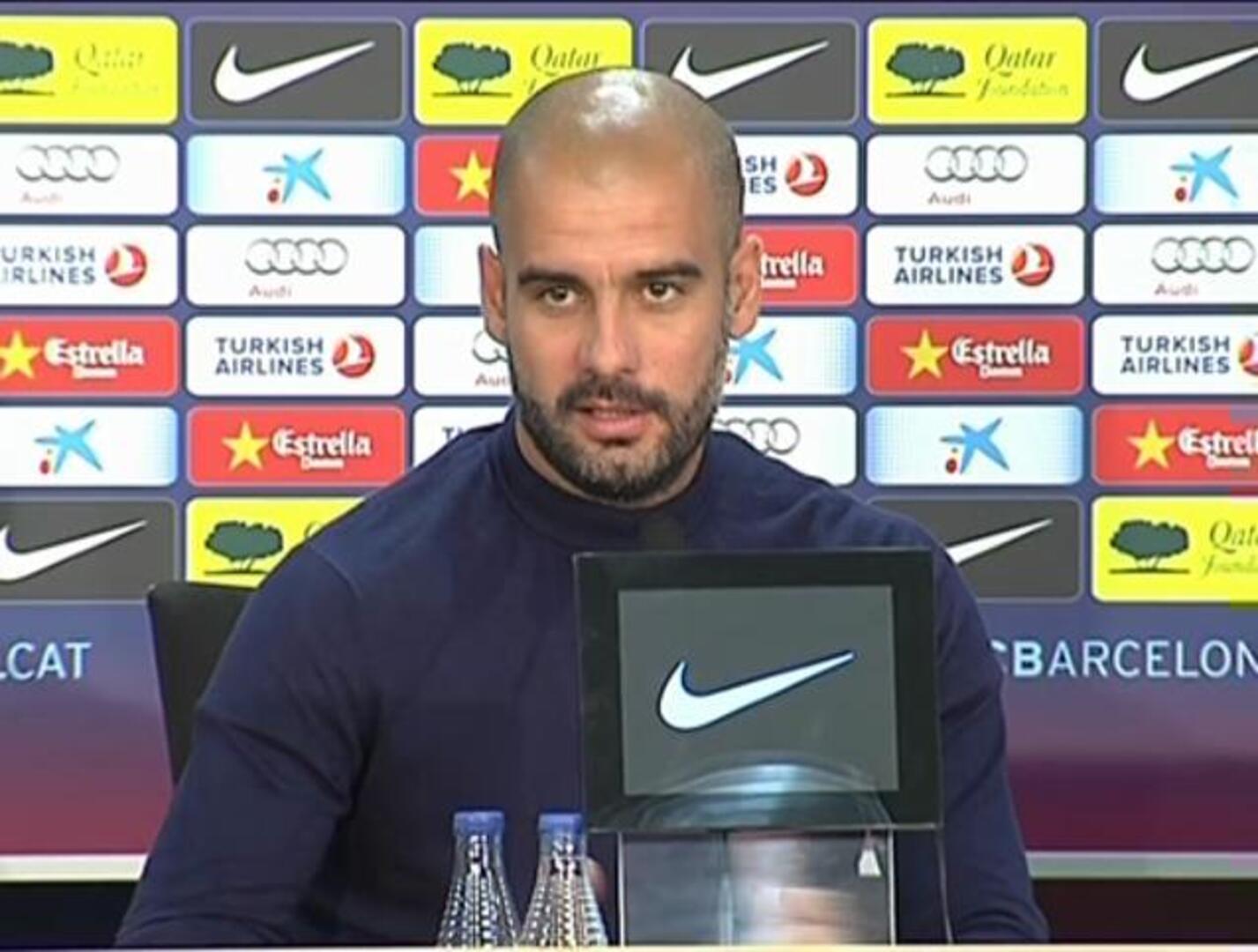 Guardiola: «Messi es indiscutible aunque no marque más, no le van a debilitar»