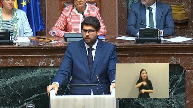 Pedro Antonio Sánchez felicita a Fernando López Miras, nuevo presidente de Murcia