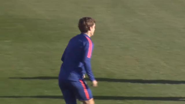 El Atlético de Madrid entrena &#039;bajo mínimos&#039;