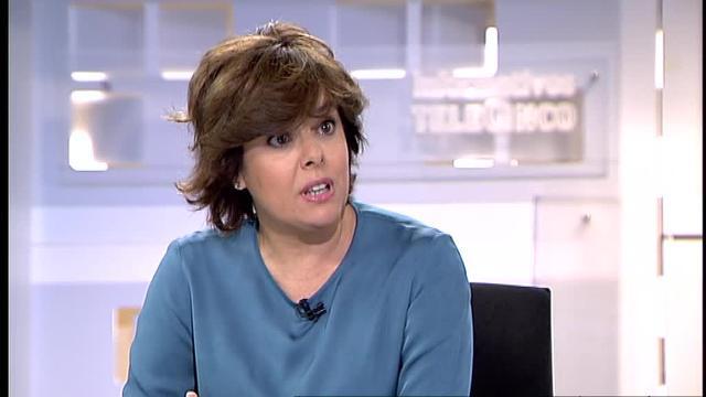Sáenz de Santamaría sobre Corinna: &quot;Uno de los objetivos del populismo de Podemos y los independentistas es el debilitamiento institucional de España&quot;