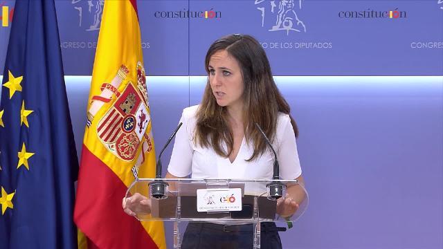 Belarra espera que Montón comparezca &quot;por petición propia&quot;