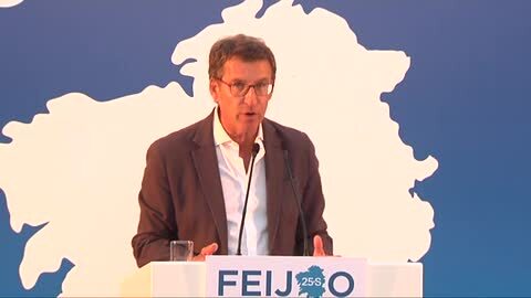 Vídeo: Feijóo: «Los gallegos quieren un gobierno estable»