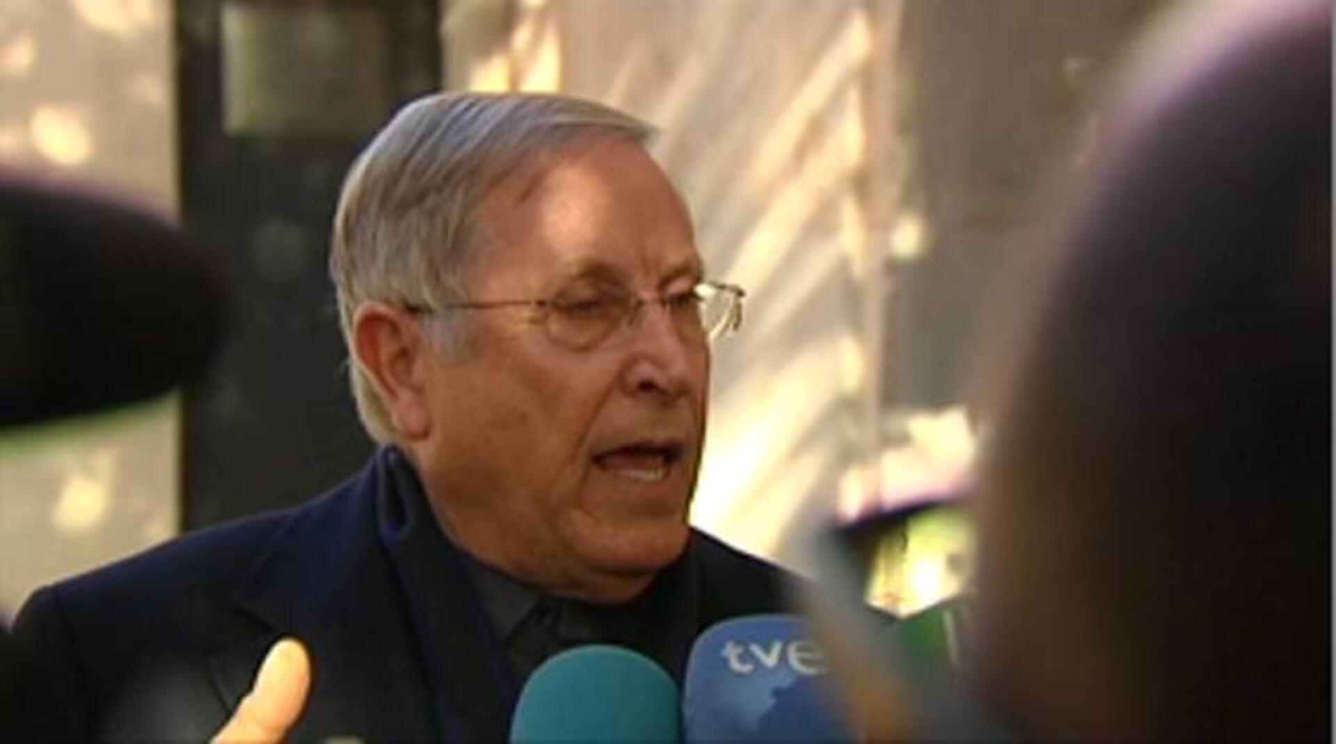 Imagen de los concejales del PP a su salida de declarar ante la Guardia Civil