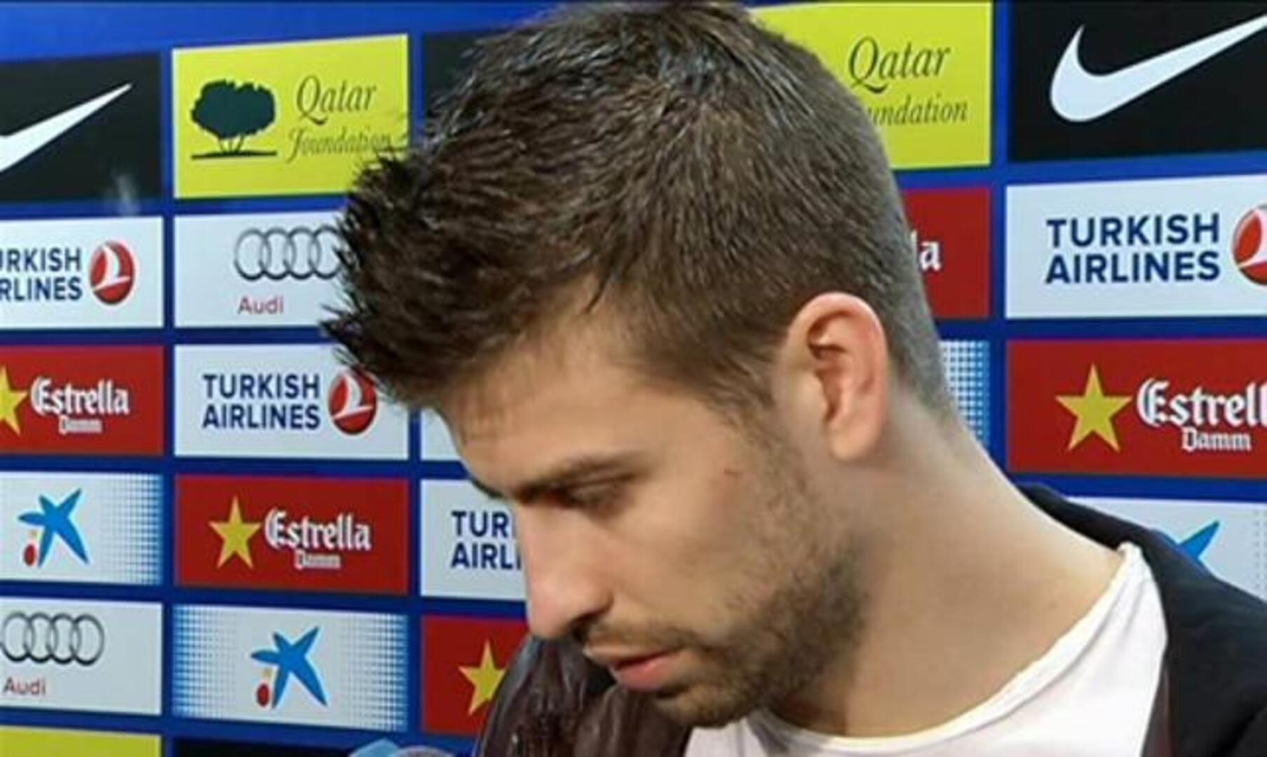 Piqué cree que hubo «premeditación» de Velasco Carballo en su expulsión