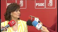 Calvo asegura que la intención del PSOE es convocar elecciones en unos meses