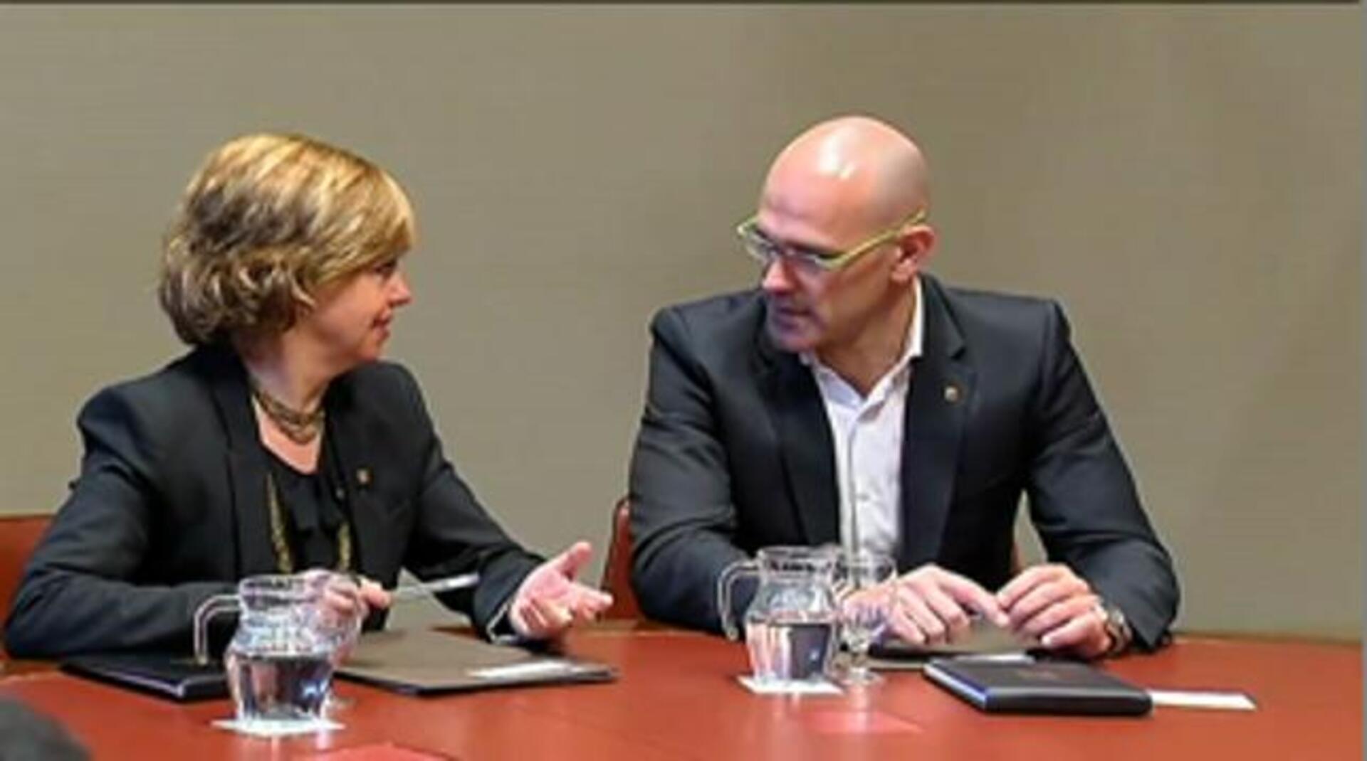 Foto de familia de los nuevos consejeros del Gobierno catalán