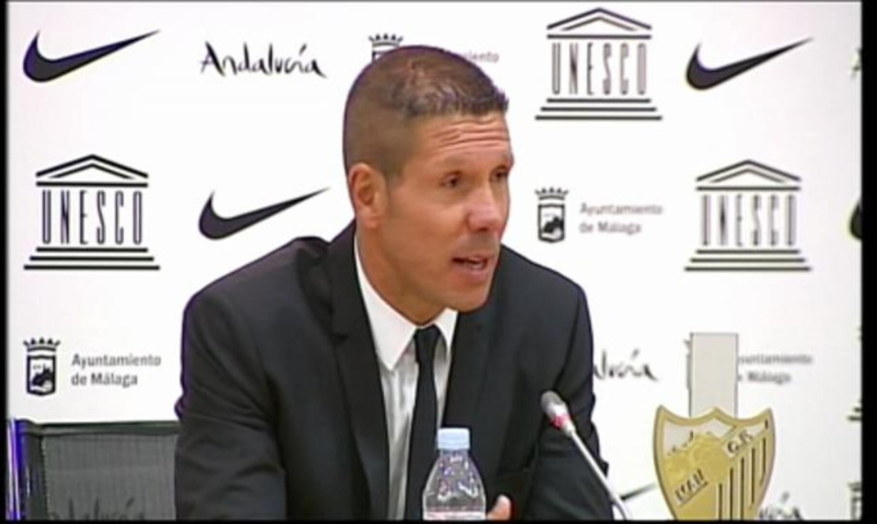 Simeone: «Vi un equipo solidario y con carácter»