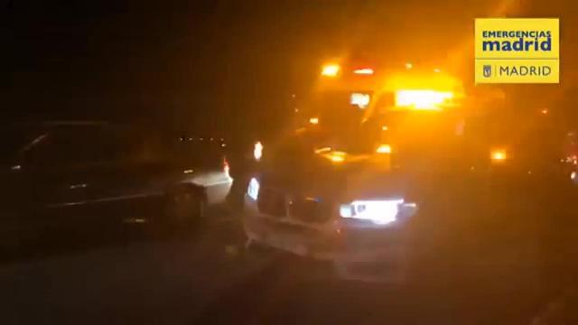 Imagen de archivo de un accidente de moto en Madrid