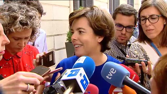Soraya Sáenz de Santamaría deja su futuro abierto: &quot;Primero voy a hablar con Pablo&quot;