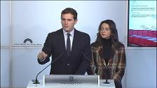 Rivera lamenta que Torra haya "secuestrado Cataluña"