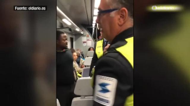 Expulsan a un pasajero negro del cercanías de Madrid por no querer enseñar el billete a los vigilantes de seguridad