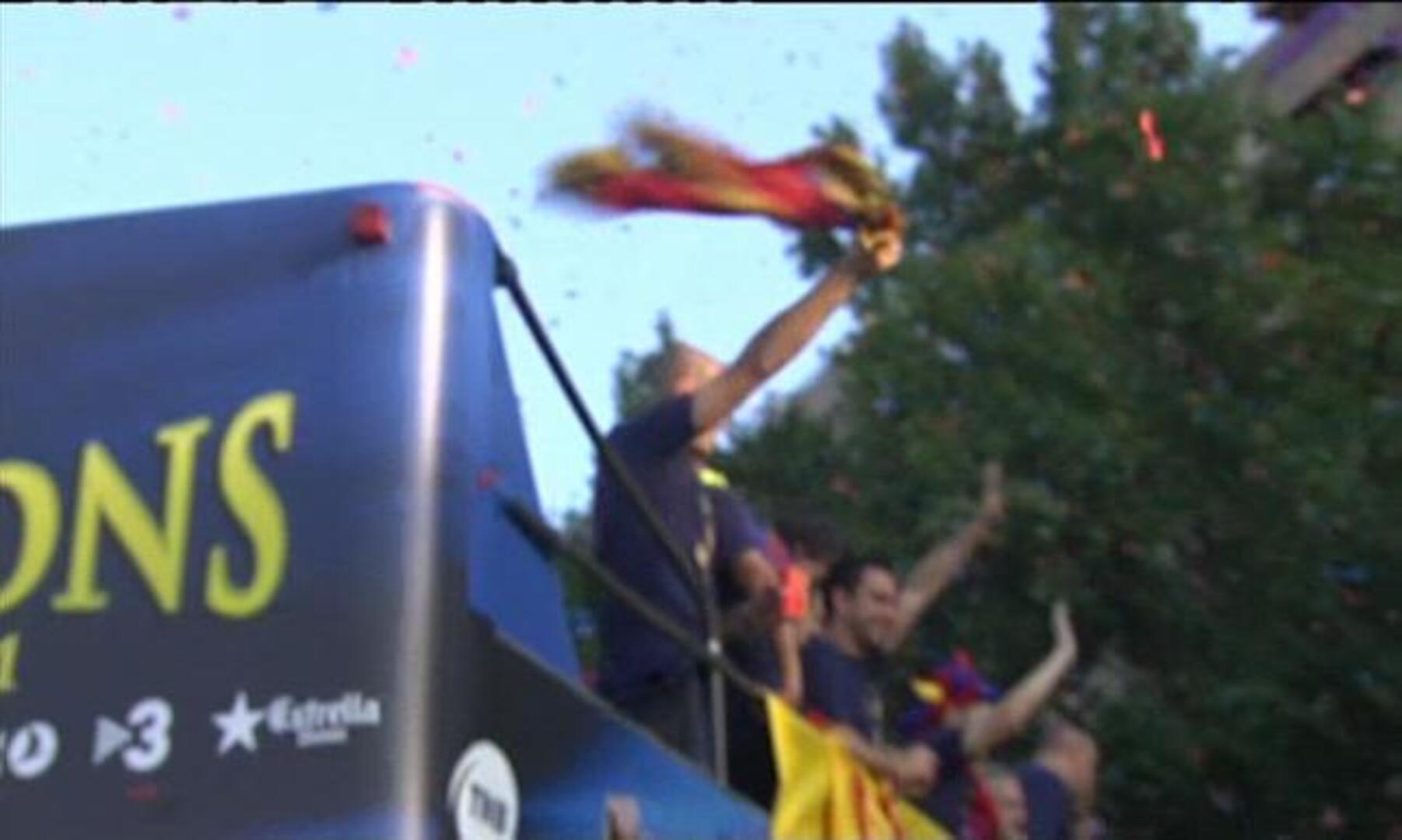 El Barça celebra la Liga por todo lo alto