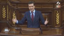 Casado dice a Sánchez que su "aventura ha acabado"