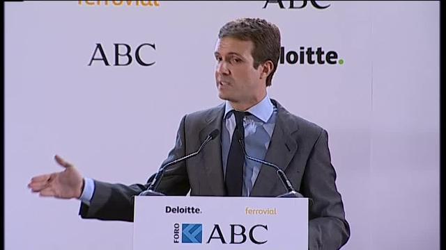 Casado sugiere ilegalizar los partidos catalanes que &quot;inciten a la violencia&quot;