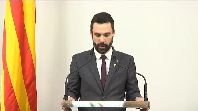 Torrent convoca la investidura de Turull para este jueves a las 17:00