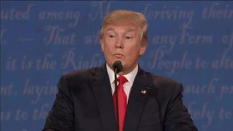 Trump afea su mejor debate al no aceptar el resultado electoral
