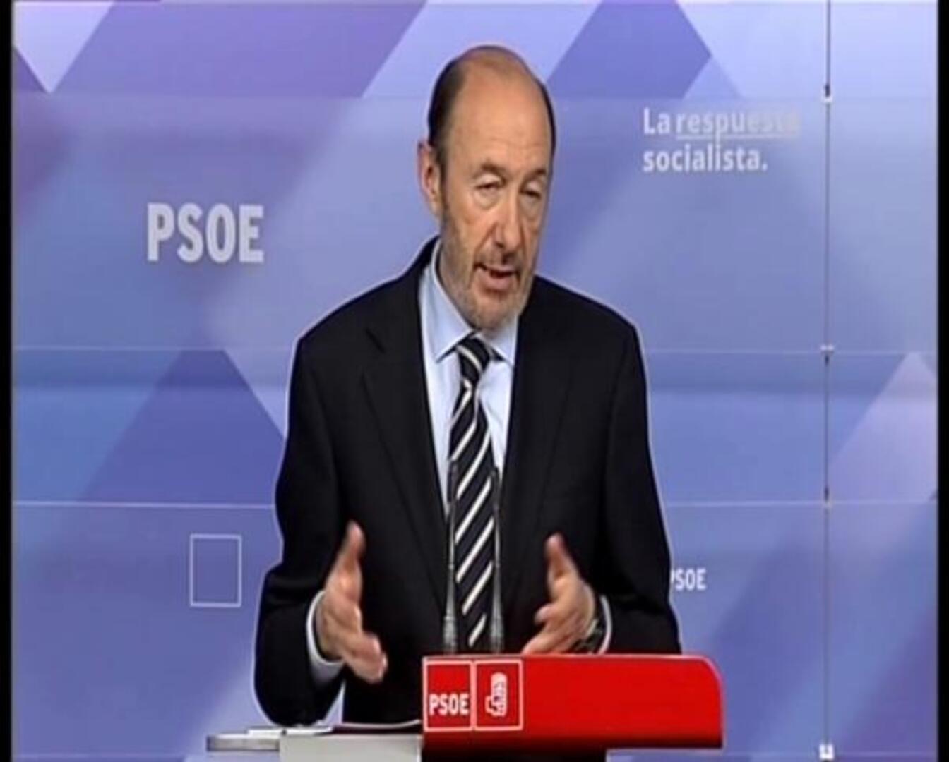 Rubalcaba: «El PSOE es un partido fuerte con el que hay que contar siempre»