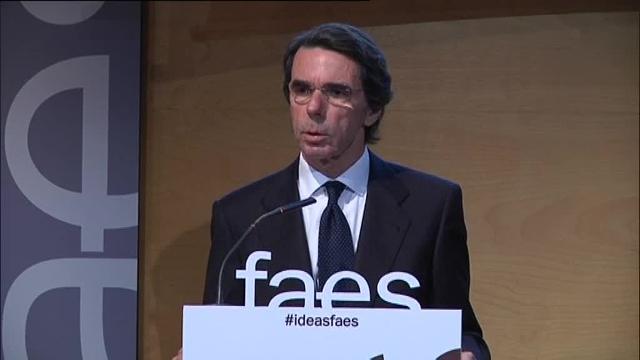 Vídeo: Aznar: «España es tarea de todos, no solo de algunos»