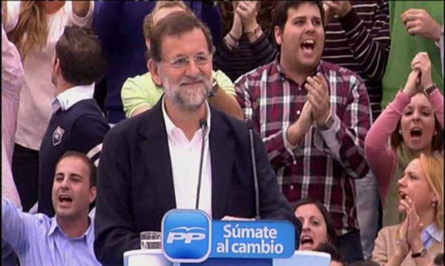Rajoy en Valencia: «Creo que vamos a ganar las elecciones»