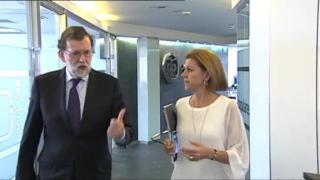 El presidente del Gobierno, Mariano Rajoy, el 10 de abril en la cumbre de los países del sur de la UE, en Madrid