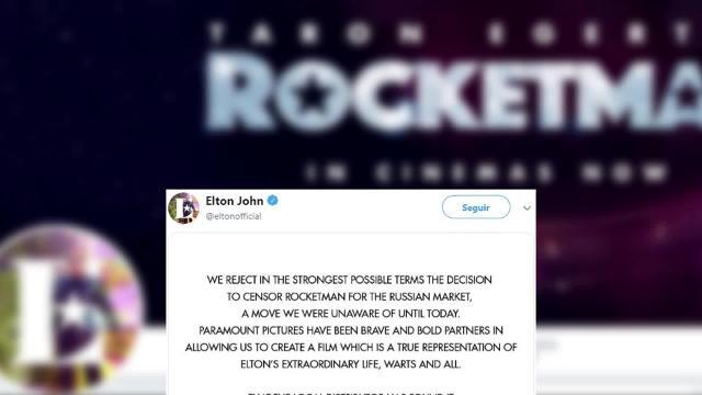 Rusia censura escenas de &#039;Rocketman&#039; con contenido homosexual
